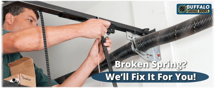 Broken Garage Door Spring Buffalo
